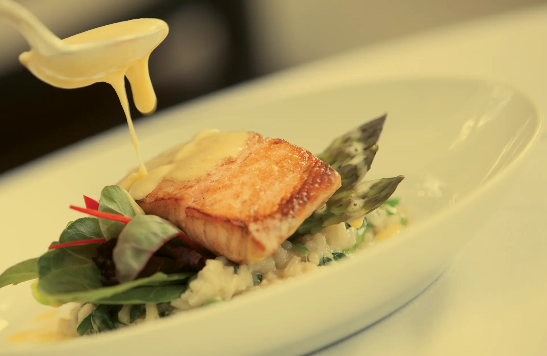 Pan-seared salmon from Petar's kitchen
